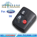 Ford remote shell 2+1 button