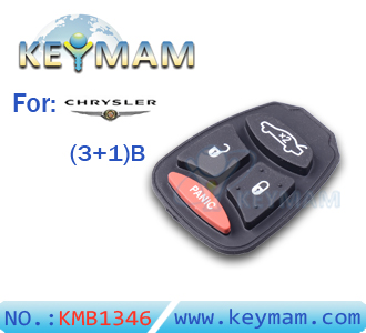 Chrysler 3+1 button rubber (big button)(10pcs/lot)