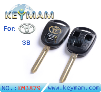 Original Totoya 3 button Remote Key Shell