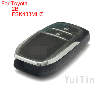 TOYOTA HILUX 2buttons FSK 433MHZ keyless-go remote 8A chip