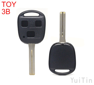 TOYOTA  remote shell 3 buttons TOY48 short 