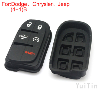 Button rubber 4+1button （use for Dodge [CHRYSLER] Jeep）