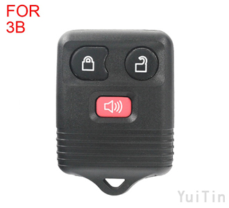 [FORD] remote key 3 buttons 433 mhz and 315mhz Adjustable Frequency (black )(use for 2002-2007focus Taurus Territory Tribute Falcon Fair lorr)