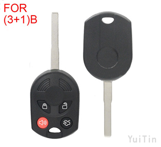 [FORD] remote key shell (3+1)buttons