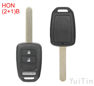 HONDA remote key shell（2+1)buttons HON66 used in USA
