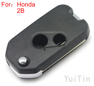 HONDA modified folding key shell 2 buttons for 2014 models