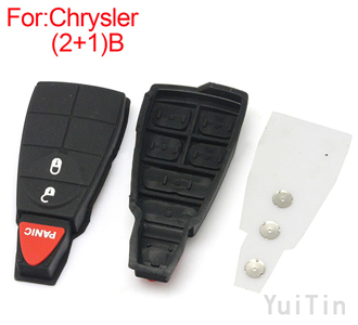 New [CHRYSLER] button rubber(2+1)button