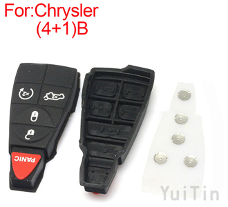 New [CHRYSLER] button rubber (4+1)buttons