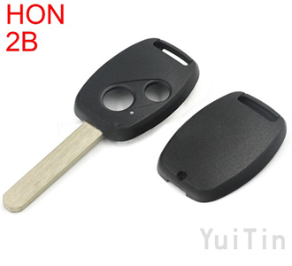 HONDA remote key shell 2 buttons without logo withoutdot without stickereasy to cut copper-nickel alloy HON66