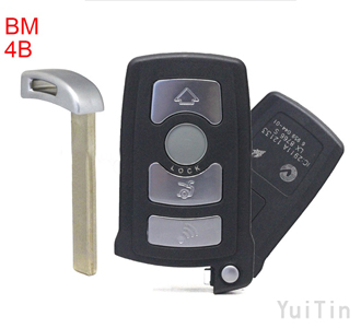 [BMW] 7 series [SMA] key shell 4 button(with the battery cover )