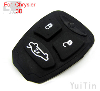 [CHRYSLER] button rubber 3 button (big button )(10pcs/lot)
