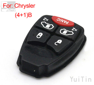[CHRYSLER] button rubber 4+1 button (small button )(10pcs/lot)