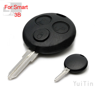 SMART remote key shell 3 button without logo