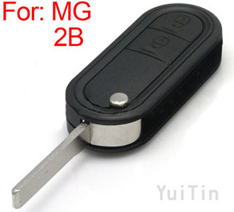MG modified flip remote key shell 2 button