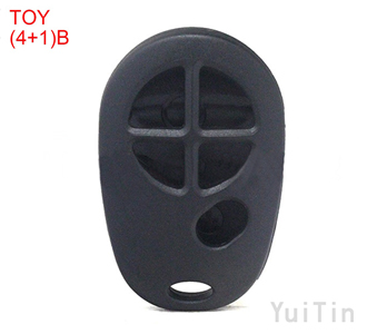 TOYOTA remote shell 4+1 button