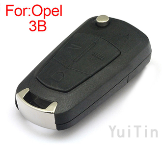 [OPEL] flip remote key shell 3 button