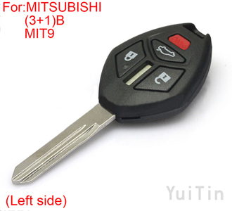 MITSUBISHI remote shell 3+1 buttons MIT9 blade