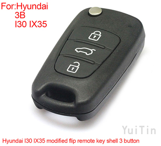 [HYUNDAI] I30 IX35 modified flip remote key shell 3 button