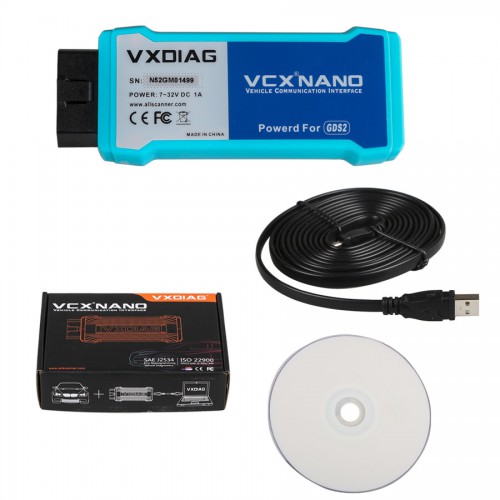 WIFI Version VXDIAG VCX NANO for GM/Opel Multiple GDS2 and TIS2WEB Diagnostic/Programming System