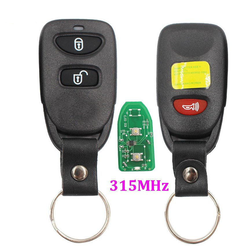  3 (2+1) Buttons Remote Key For Hyundai Tucson 433MHZ