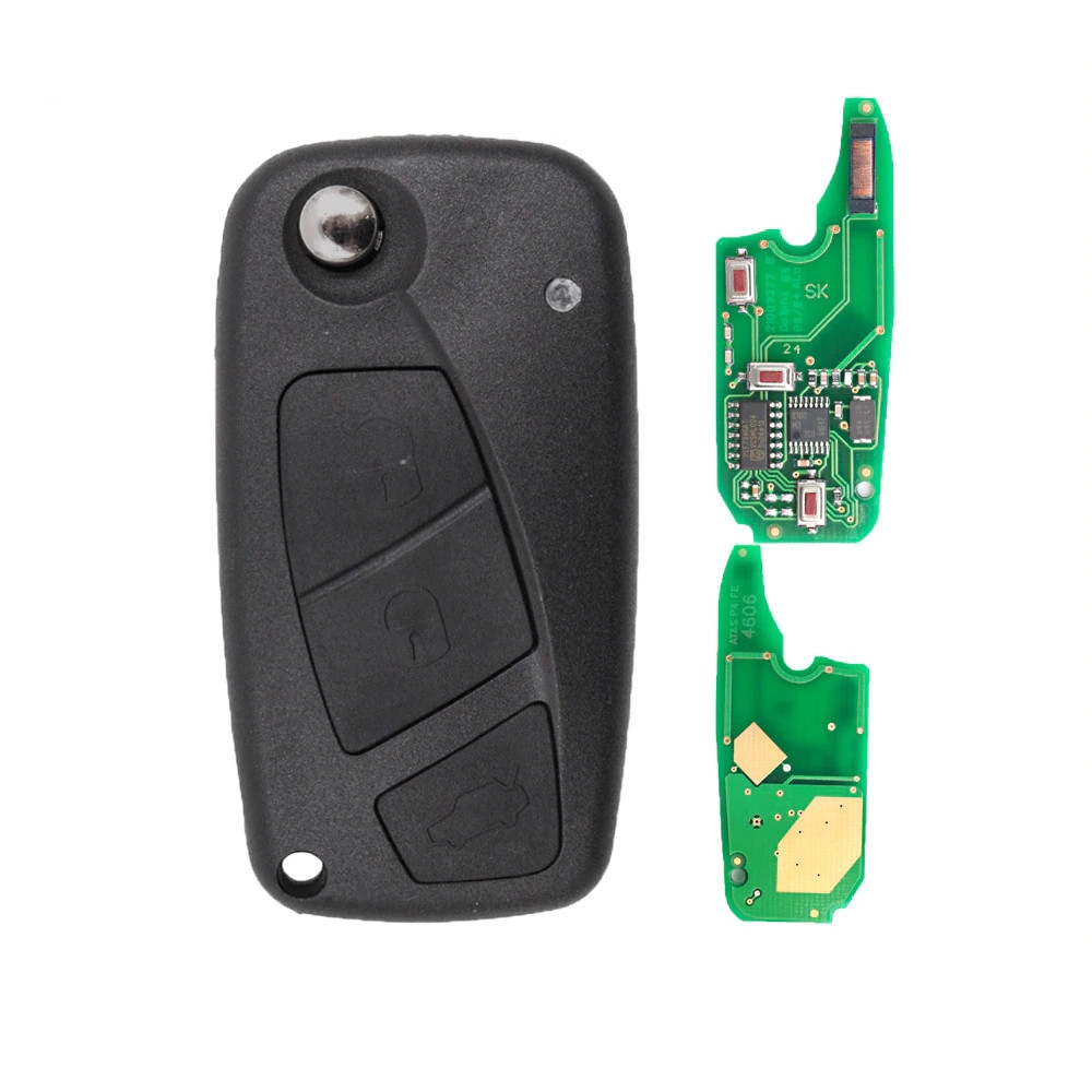 3 buttons 433MHz Remote Key PCF7946A for Fiat  For Citroen Nemo