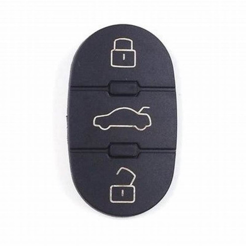 3 Buttons Remote Key Rubber Pad for Audi A4 A6 A8 TT