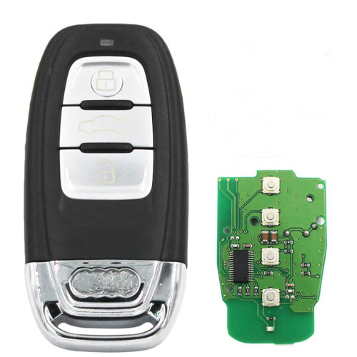 8T0959754C 3btn Smart Remote Key 315MHz for Audi Uncut Blade