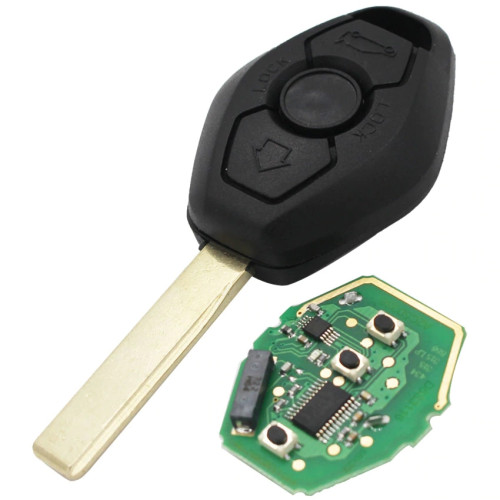 3 Buttons 315MHz Remote Key 2 track For BMW (EWS System)