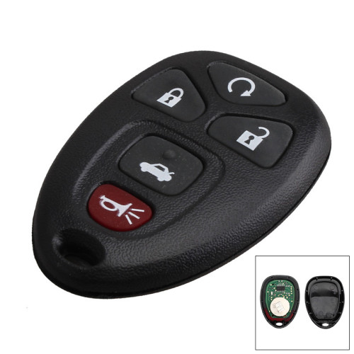 4+1 Buttons 315Mhz Remote Key For Buick Chevrolet