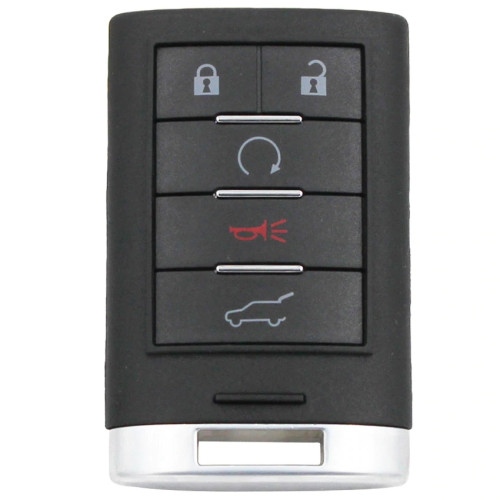 4+1 Buttons 315MHZ Smart Remote Key For Cadillac With Uncut Blade