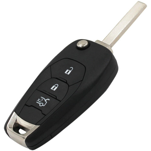 3 Buttons 433MHZ Flip Remote Smart Car Key For Chevrolet