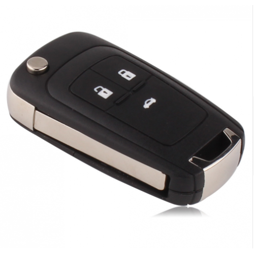 3 Buttons 315MHZ Flip Full Complete Remote Key For Cruze