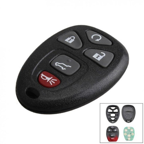 4+1 Buttons 315Mhz Remote Start Keyless Entry Key For Chevrolet