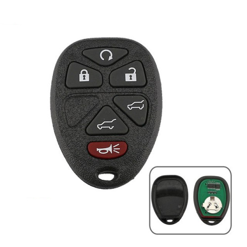 5+1 Buttons 315Mhz Remote Control Car Key For Chevrolet