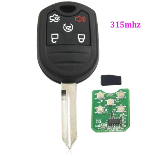 5 Buttons 315MHZ Remote Key For Ford