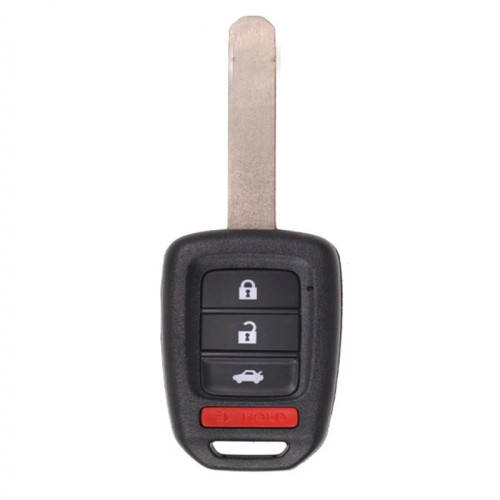 3+1 Buttons 433MHz Remote Key with PCF7961 HITAG 3 Chip For Honda