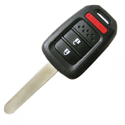 2+1 Buttons 313.8MHz Remote Key with PCF7961 HITAG 3 Chip For Honda