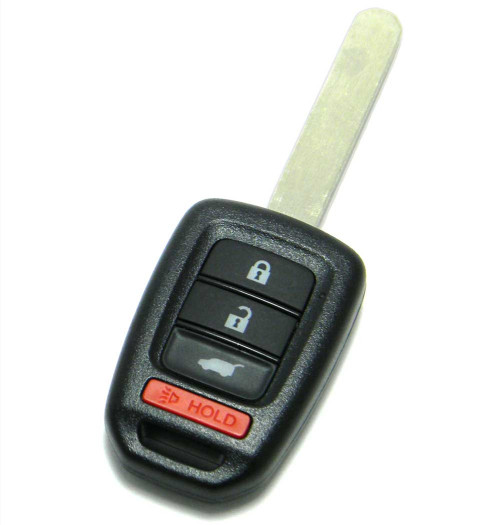 3+1 Buttons 313.8MHz Remote Key For Honda