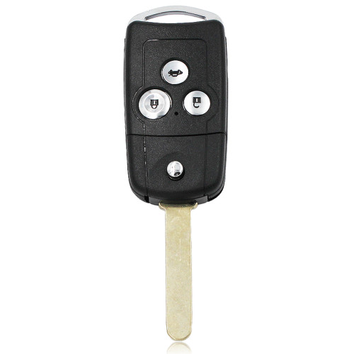3 Buttons 433MHz Replacement Flip Remote Key For Acura