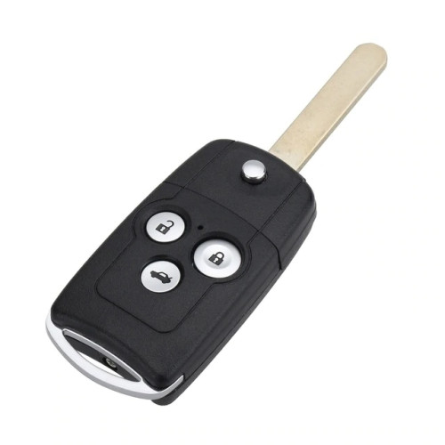 3 Buttons 433MHz Replacement Flip Remote Key With PCF7936 Chip For Honda