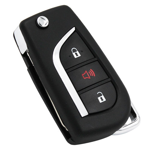 2+1 Buttons 314.4MHz Replacement Flip Remote Key For Toyota