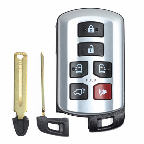 5+1 Buttons 314.4MHz Keyless Entry Smart Remote Key For Toyota Sienna