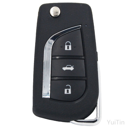 3 Buttons 315MHz Flip Remote Key For Toyota