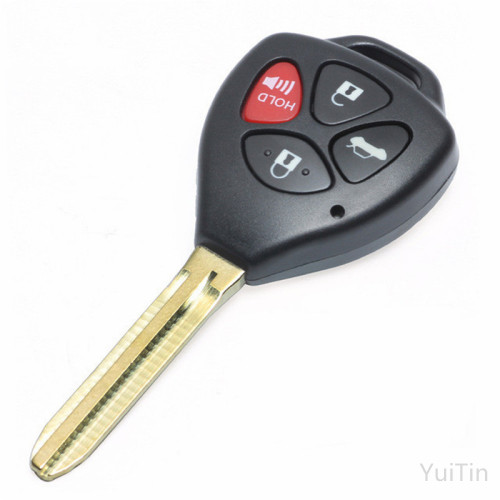 3+1 Buttons 433MHz Remote Key For Hilux