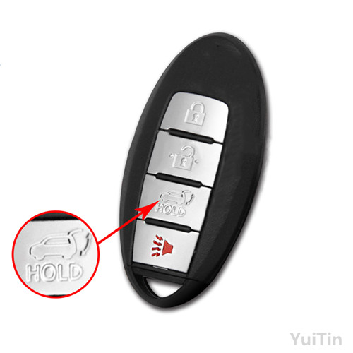 3+1 Buttons 433Mhz Smart Remote Key For Nissan Rogue US X-Trail South Asia 2014 2015 2016 