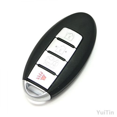 3+1 Buttons 433MHz Smart Remote Key For Nissan No Mark