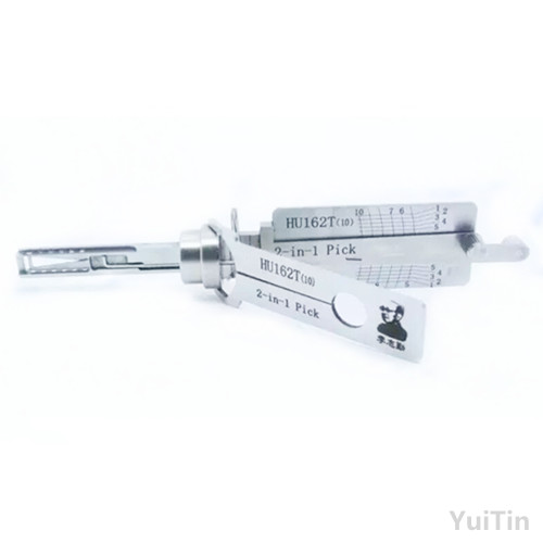 High quality locksmith tool HU162T(10) 2 in 1 Genuine LiShi Locksmith Professional Car/Auto Repair Tools
