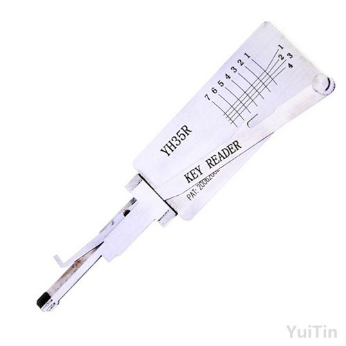 Genuine Lishi YH35R Key Decoder Tool Used to Read the Code Locksmith tools Auto Pick Sets