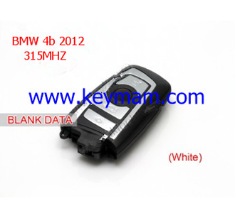 BMW 4 button smart key 315MHZ 2012(white)