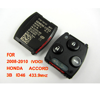 Honda Accord remote 3 button 433.9MHZ VDO (2008-2010)